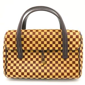 Vintage Louis Vuitton Damier Sauvage Lionne Pony Hair Handbag